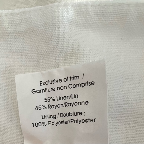 Laura Studio size 10 white linen pants. - Picture 11 of 11